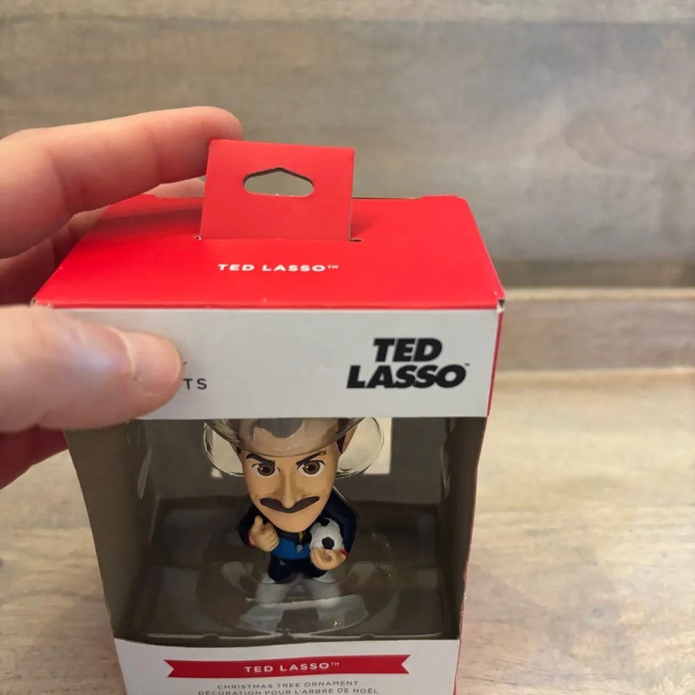 Hallmark Ted Lasso Ornament with Blue‎ Suit